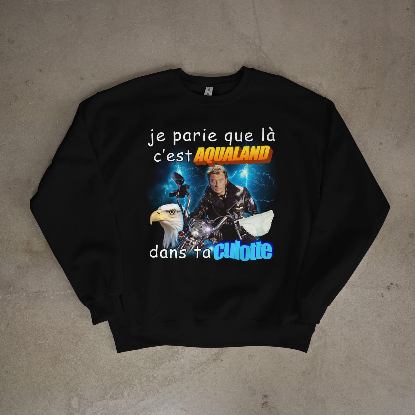 Sweat-shirt "Aqualand dans ta culotte"