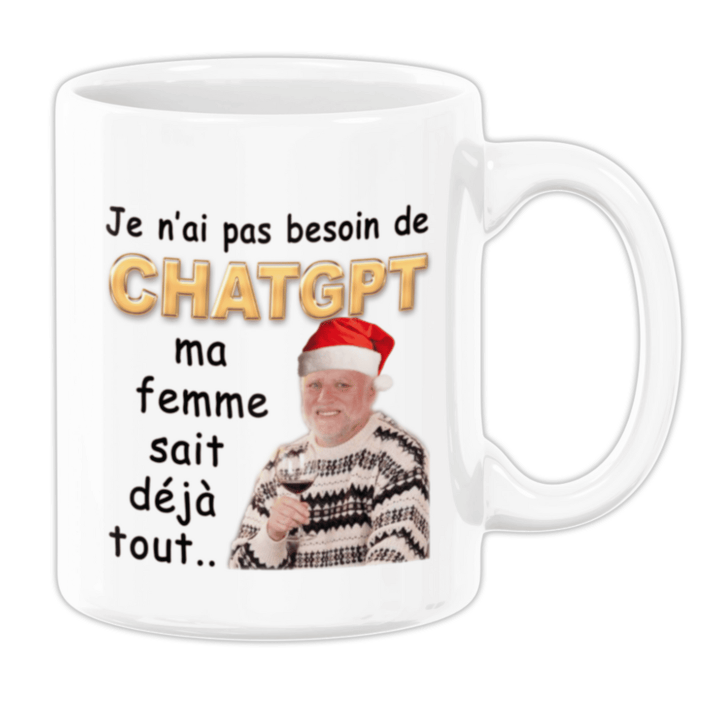 Mug de Noël "Chat Gpt"
