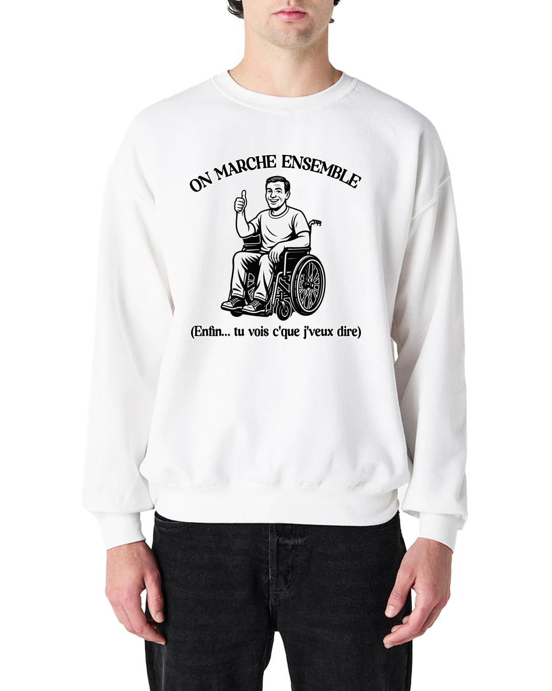 Sweat-Shirt "On marche ensemble"