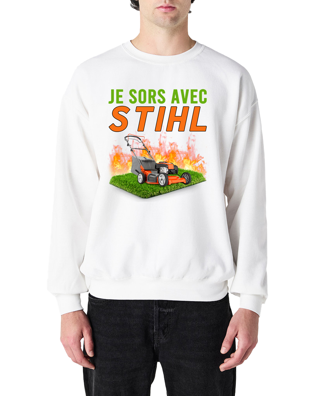 Sweat-shirt "Avec Stihl"