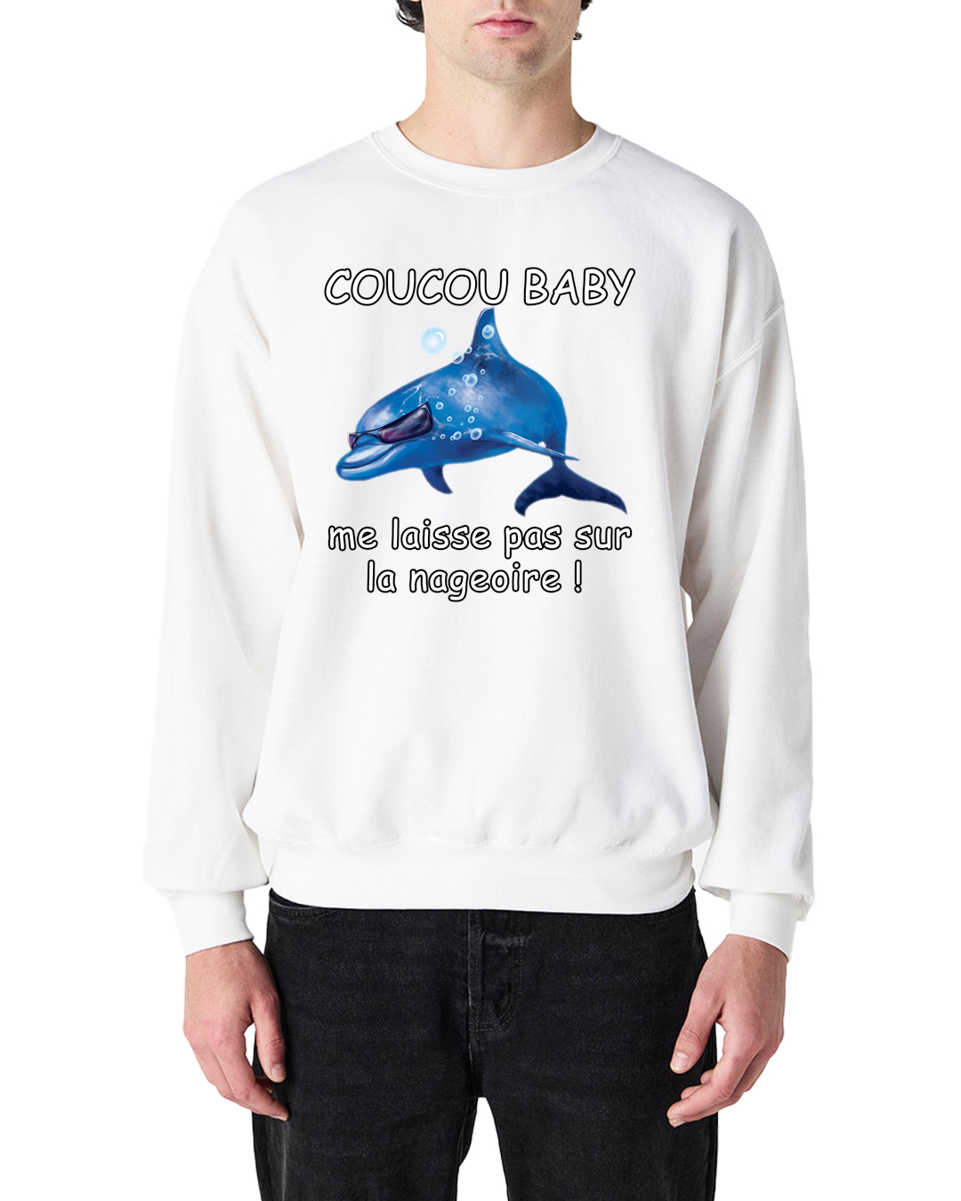 Sweat-shirt "Coucou Baby"