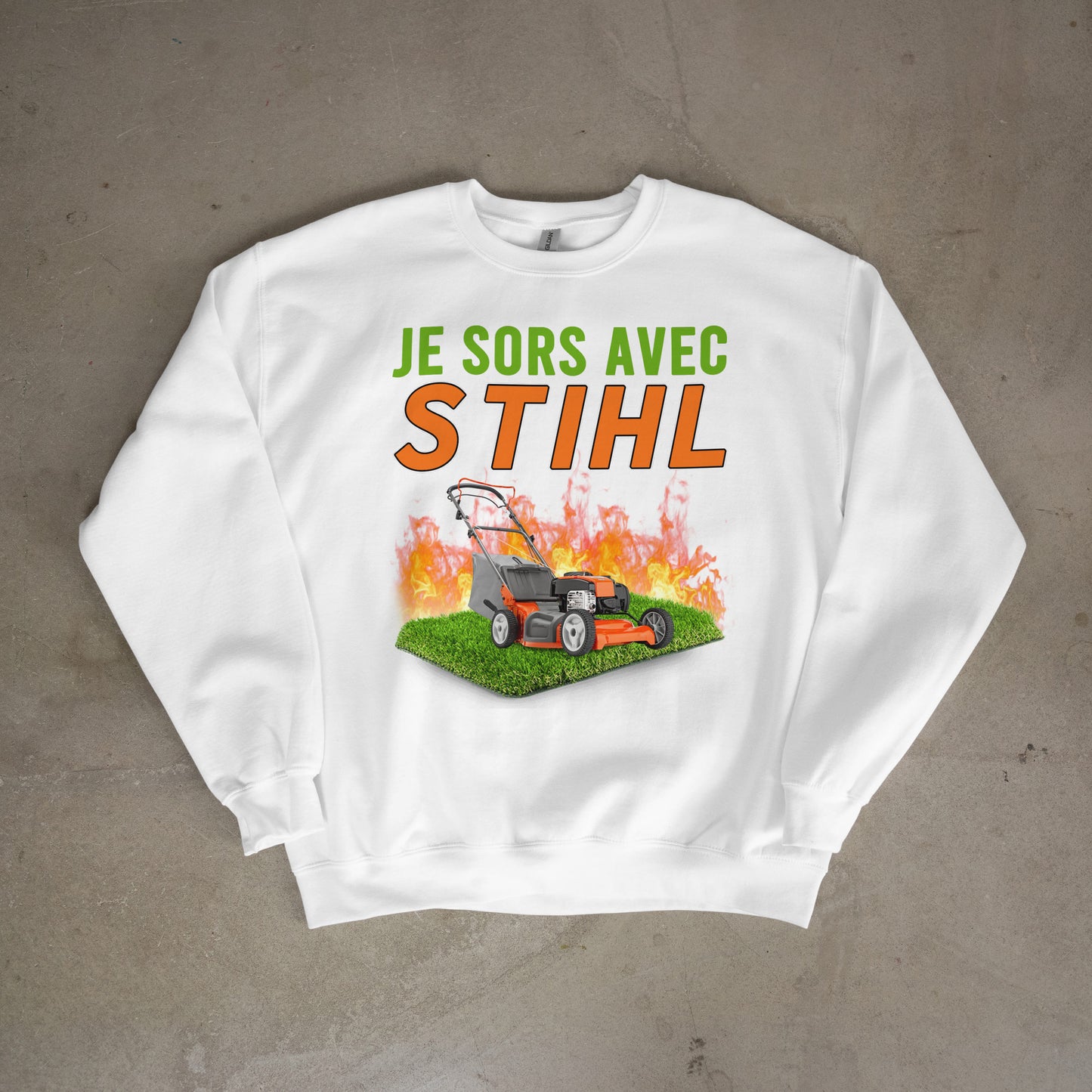 Sweat-shirt "Avec Stihl"