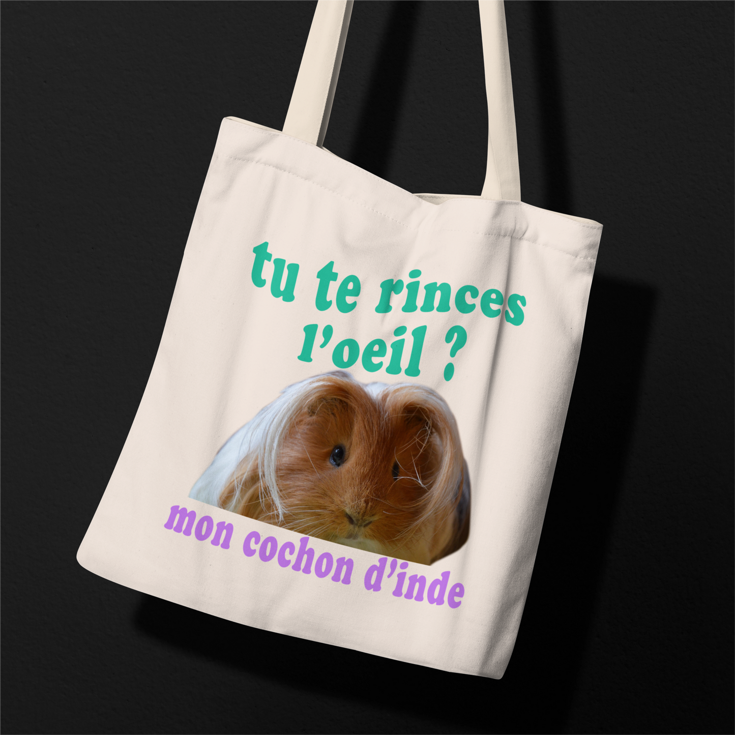 Tote Bag "Mon cochon d'inde"