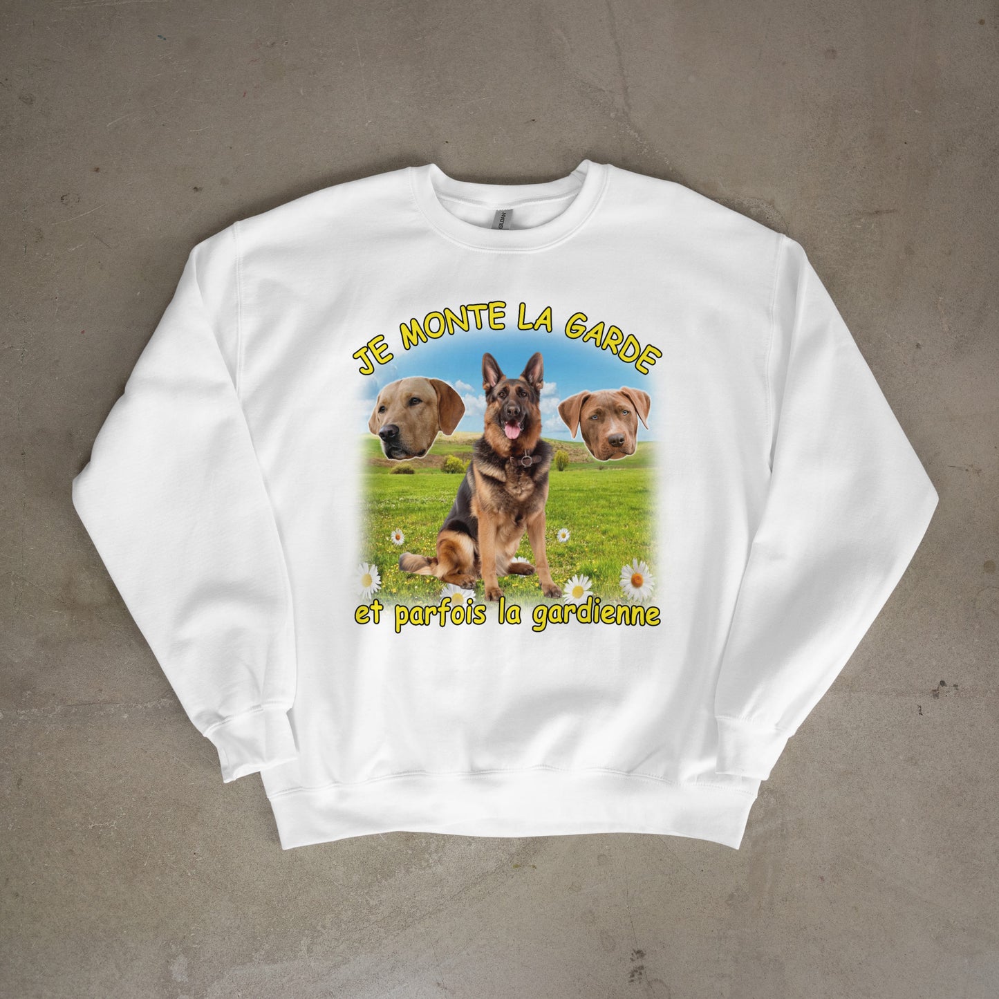 Sweat-shirt "Je monte la garde"