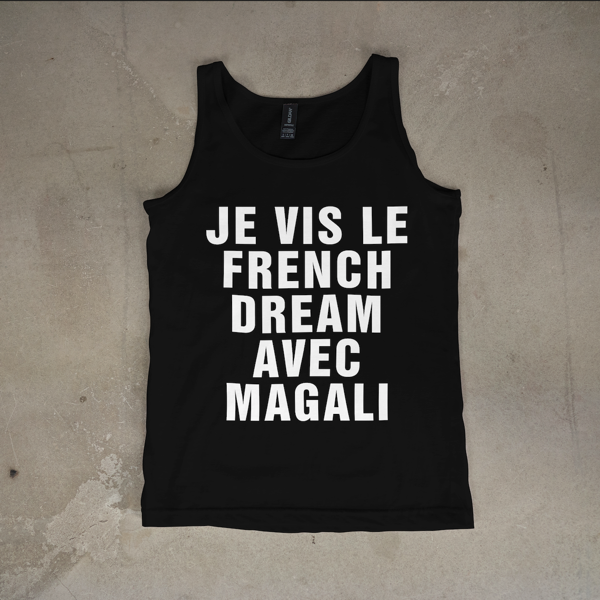 Débardeur "Je vis le French Dream"
