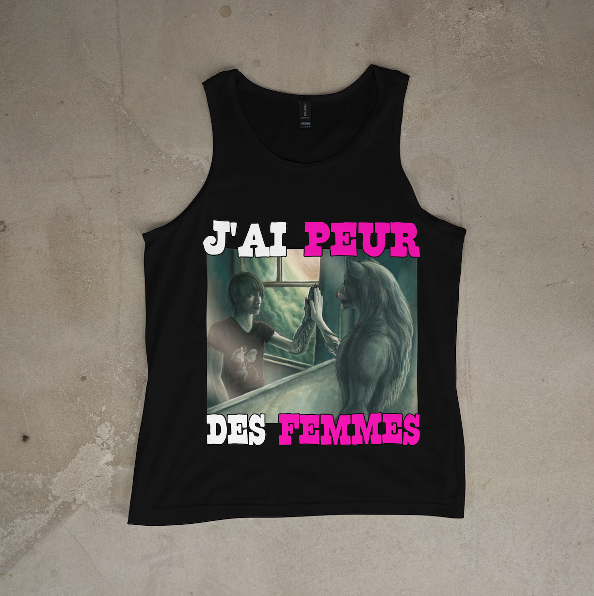 Débardeur "J'ai peur des femmes"
