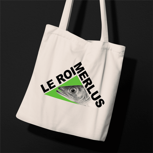 Tote Bag "Le roi merlus"