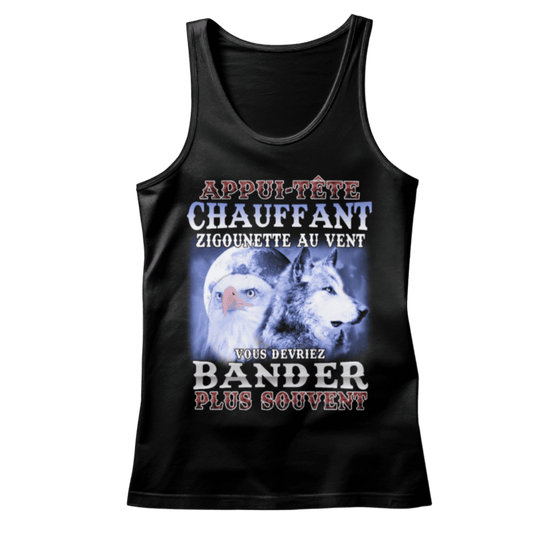 Débardeur "Appui-tête chauffant"