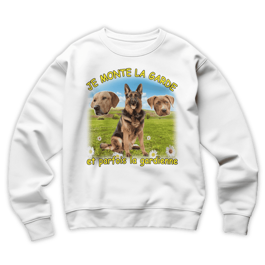 Sweat-shirt "Je monte la garde"