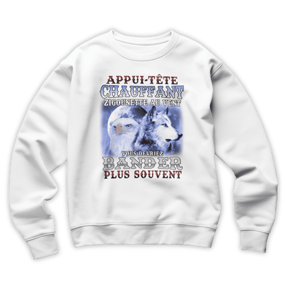 Sweat-Shirt "Appui-tête chauffant"