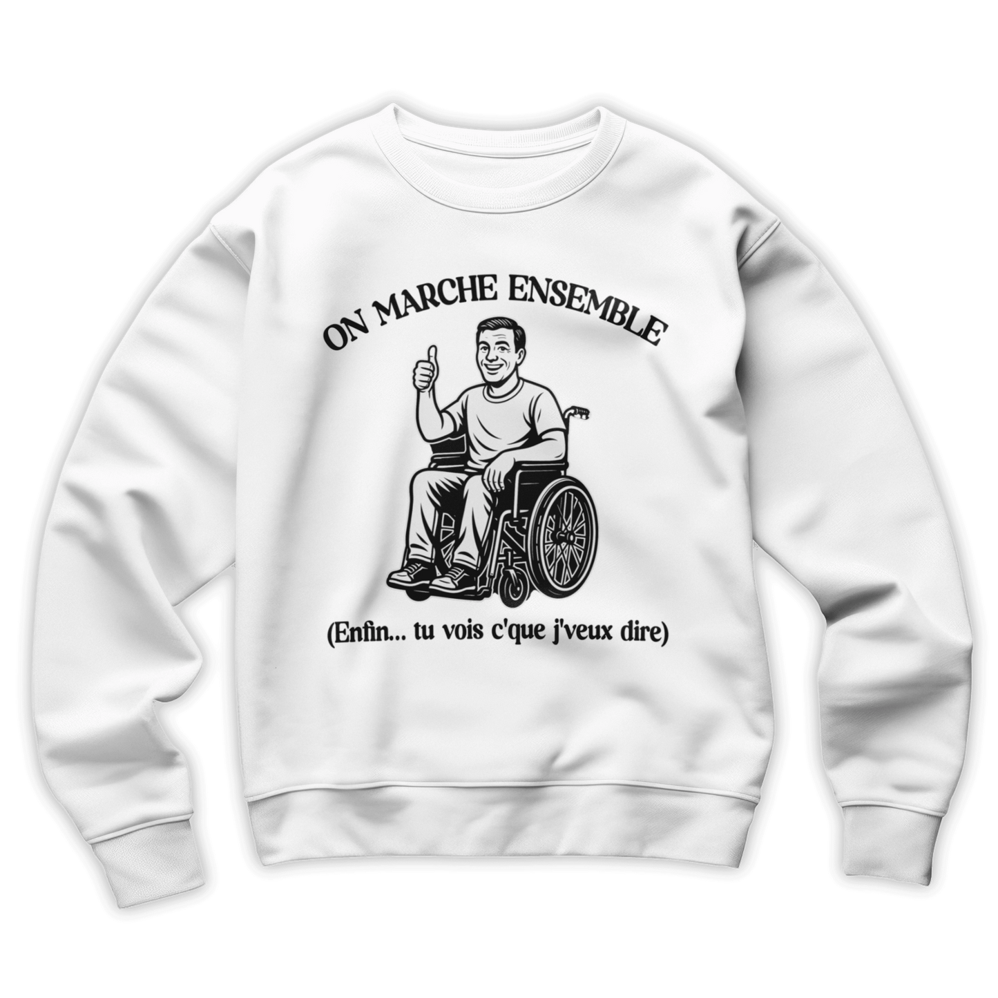 Sweat-Shirt "On marche ensemble"