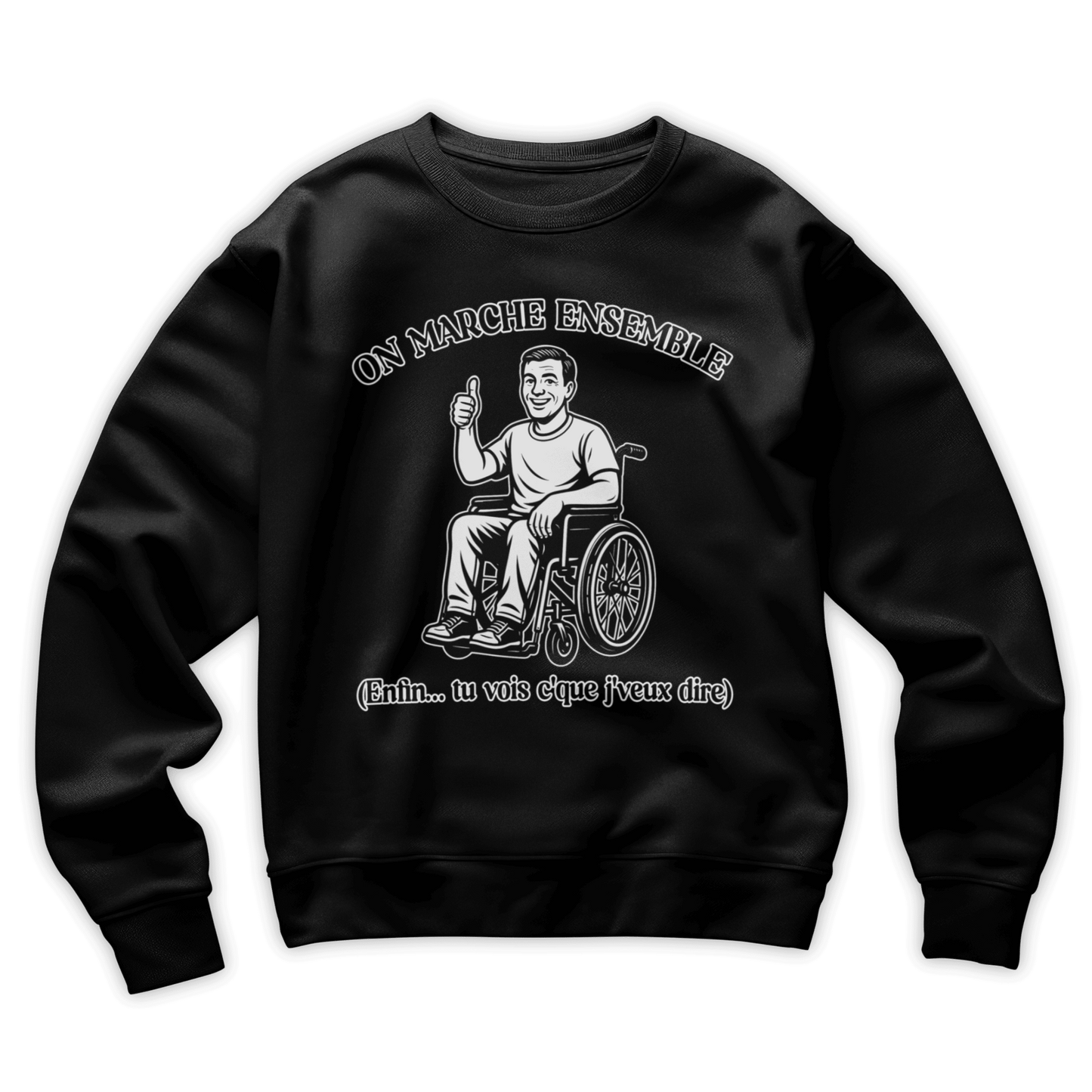 Sweat-Shirt "On marche ensemble"