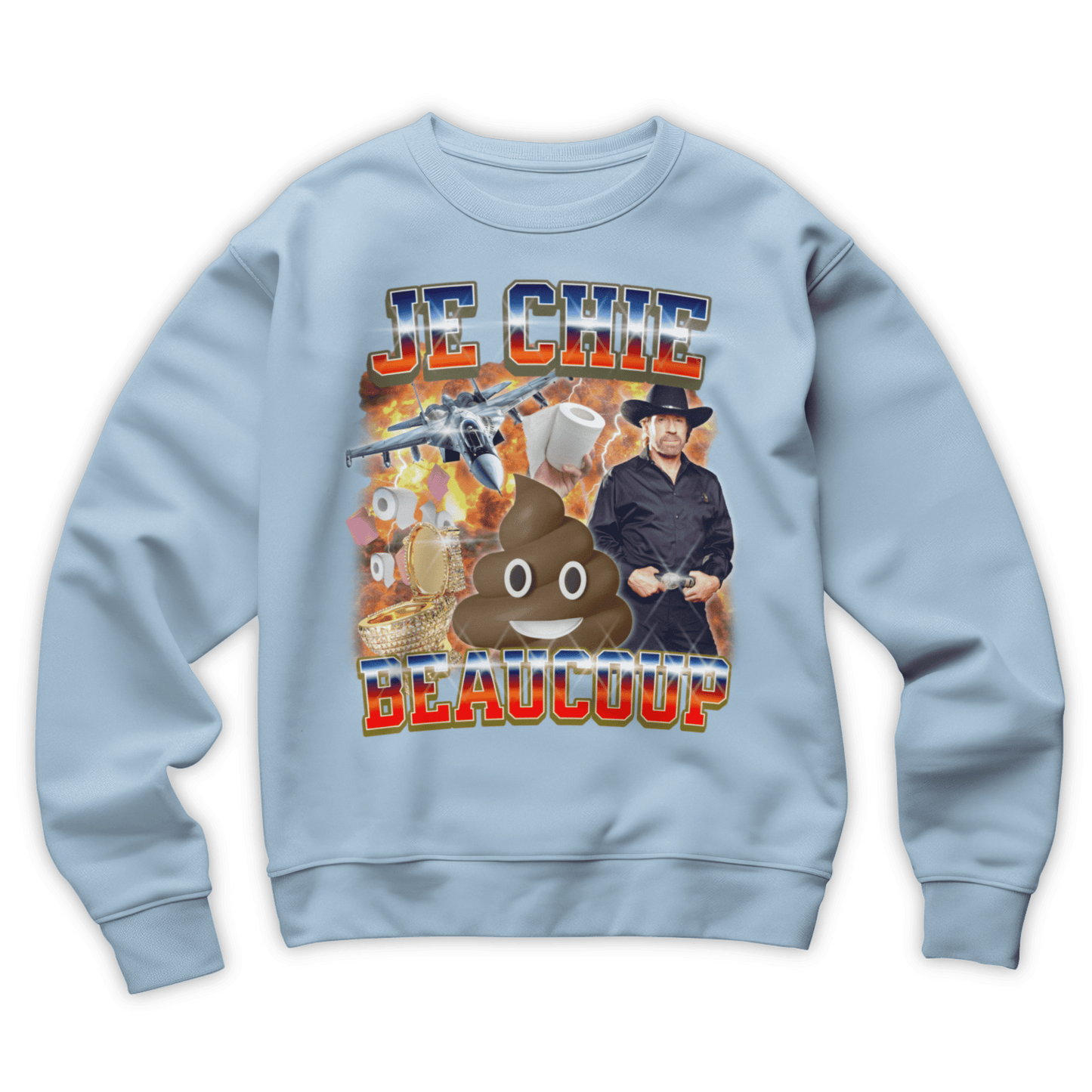 Sweat-shirt "Je chie beaucoup"