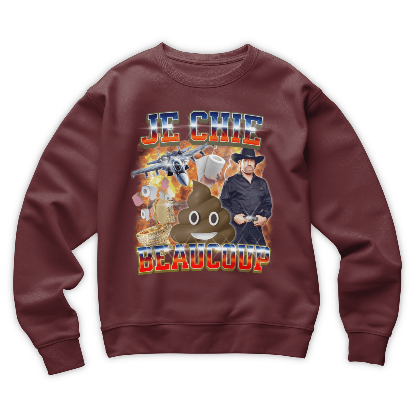 Sweat-shirt "Je chie beaucoup"