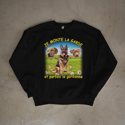 Sweat-shirt "Je monte la garde"