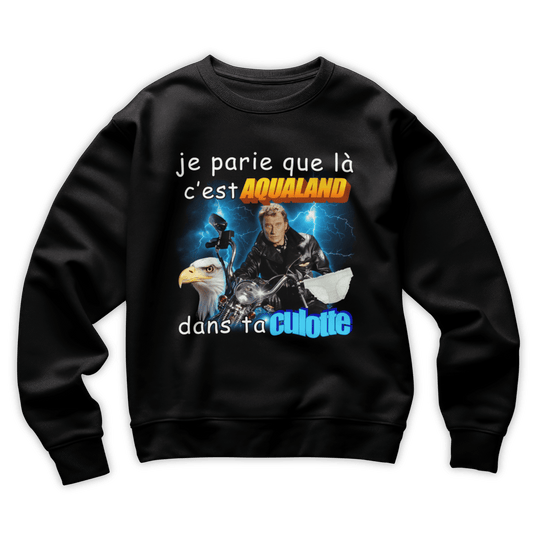 Sweat-shirt "Aqualand dans ta culotte"