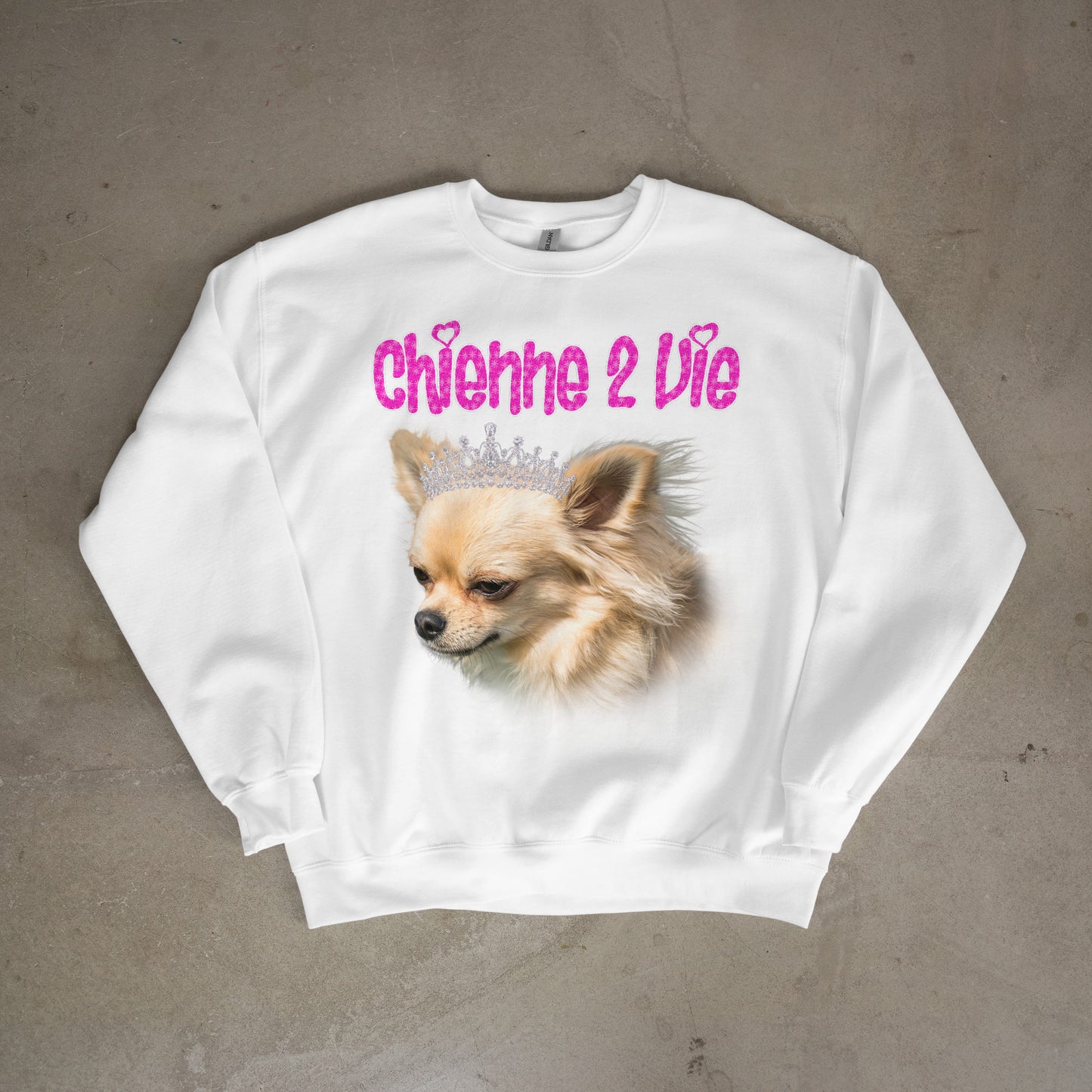 Sweat-shirt "Chienne 2 vie"