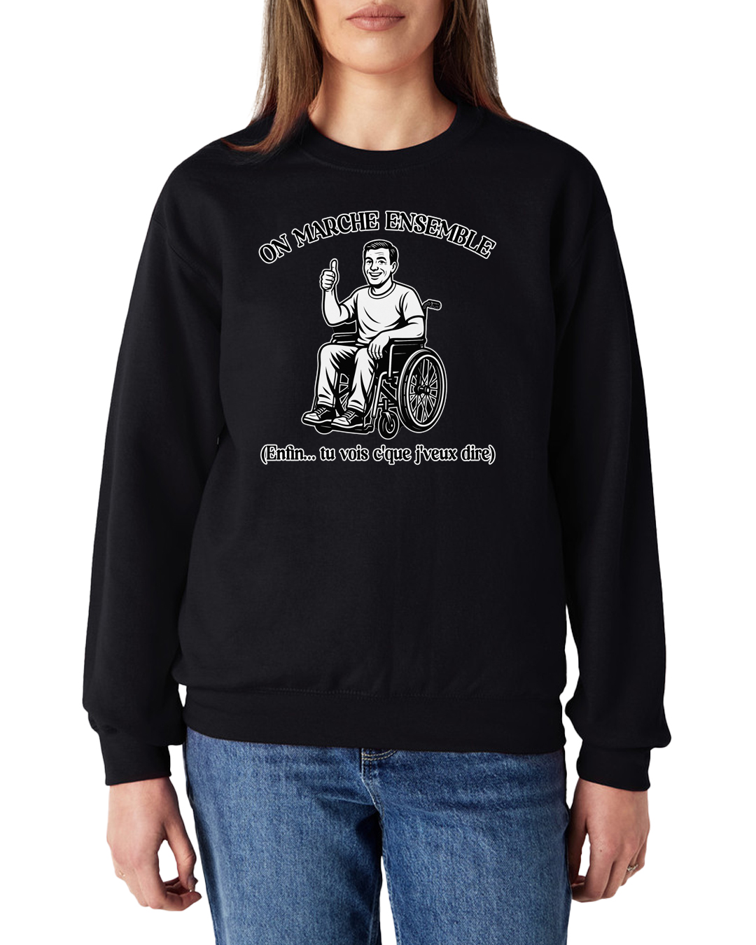 Sweat-Shirt "On marche ensemble"