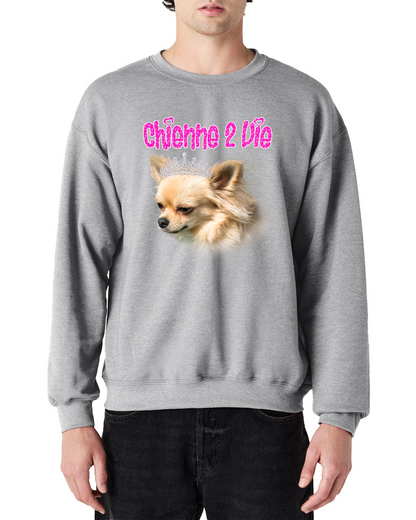 Sweat-shirt "Chienne 2 vie"
