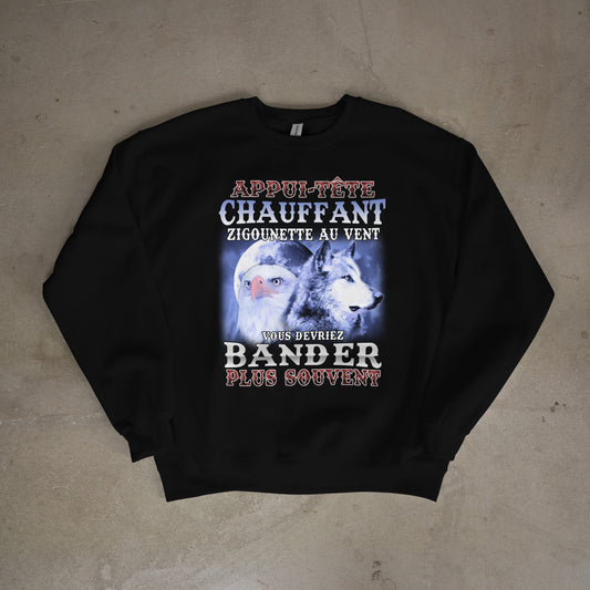 Sweat-Shirt "Appui-tête chauffant"