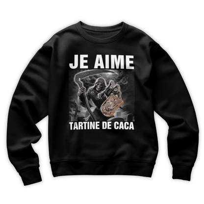 Sweat-shirt "Tartine de caca"