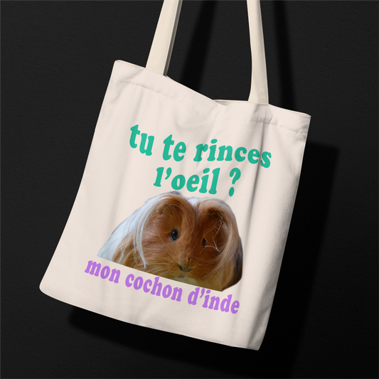 Tote Bag "Mon cochon d'inde"