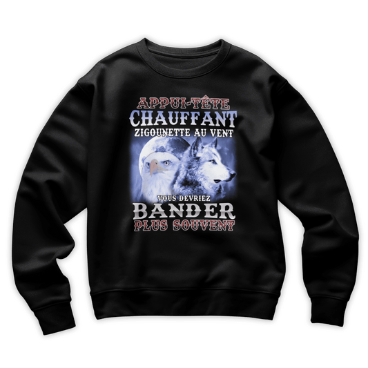 Sweat-Shirt "Appui-tête chauffant"
