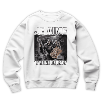 Sweat-shirt "Tartine de caca"